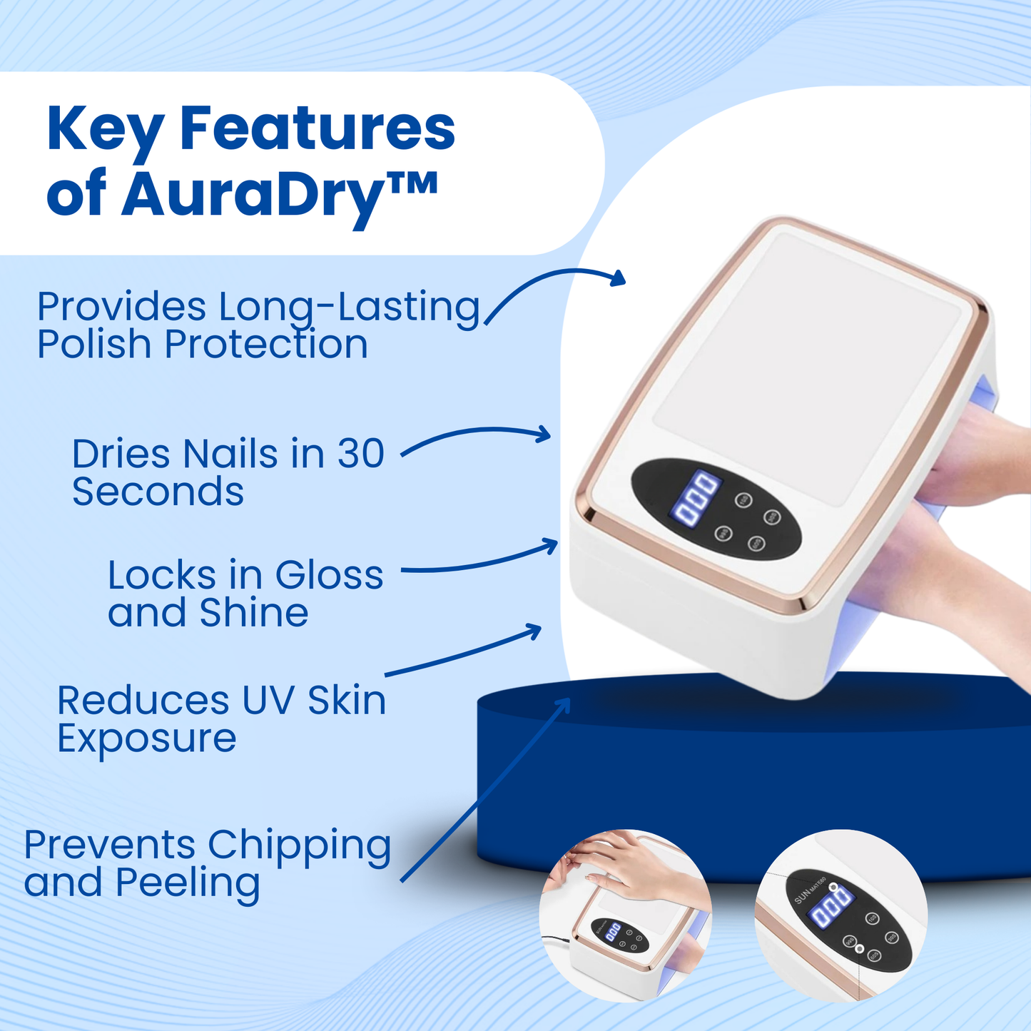 AuraDry™ - Nail Dryer