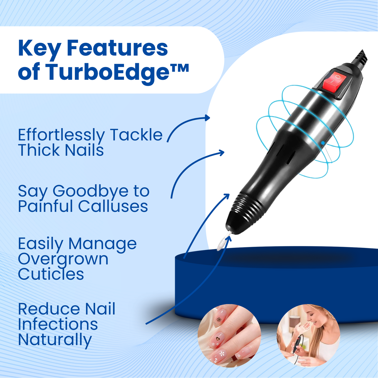 TurboEdge™ Nail Drill Machine