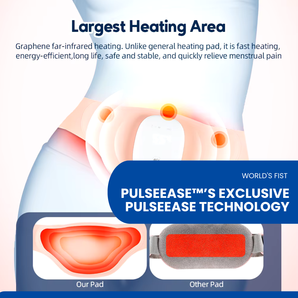 PulseEase™ - Menstrual Heating Pad & Period Cramps Relief