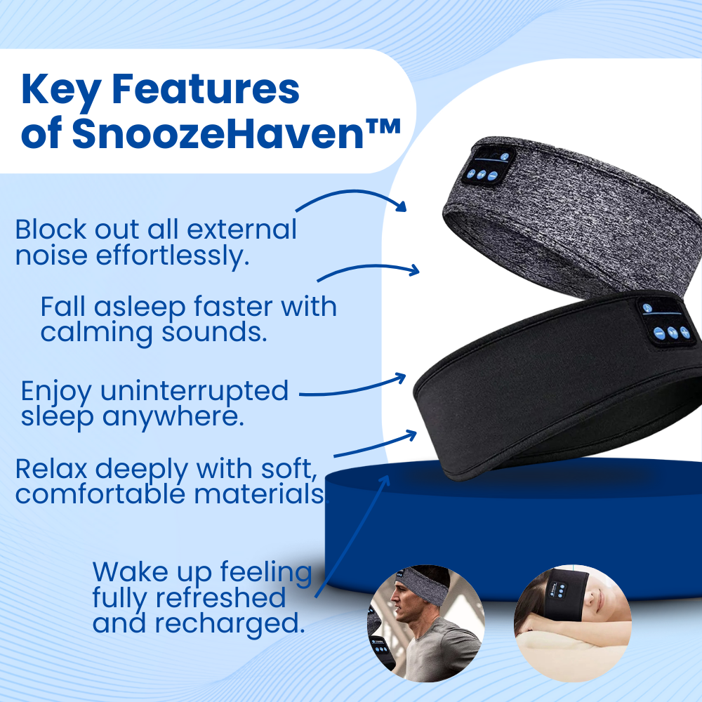 SnoozeHaven™ - Sleeping Headphones