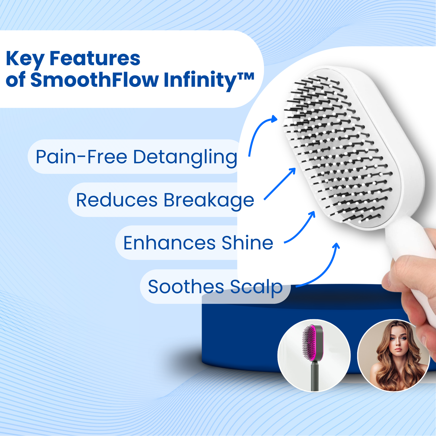 SmoothFlow Infinity™ Hair Brush