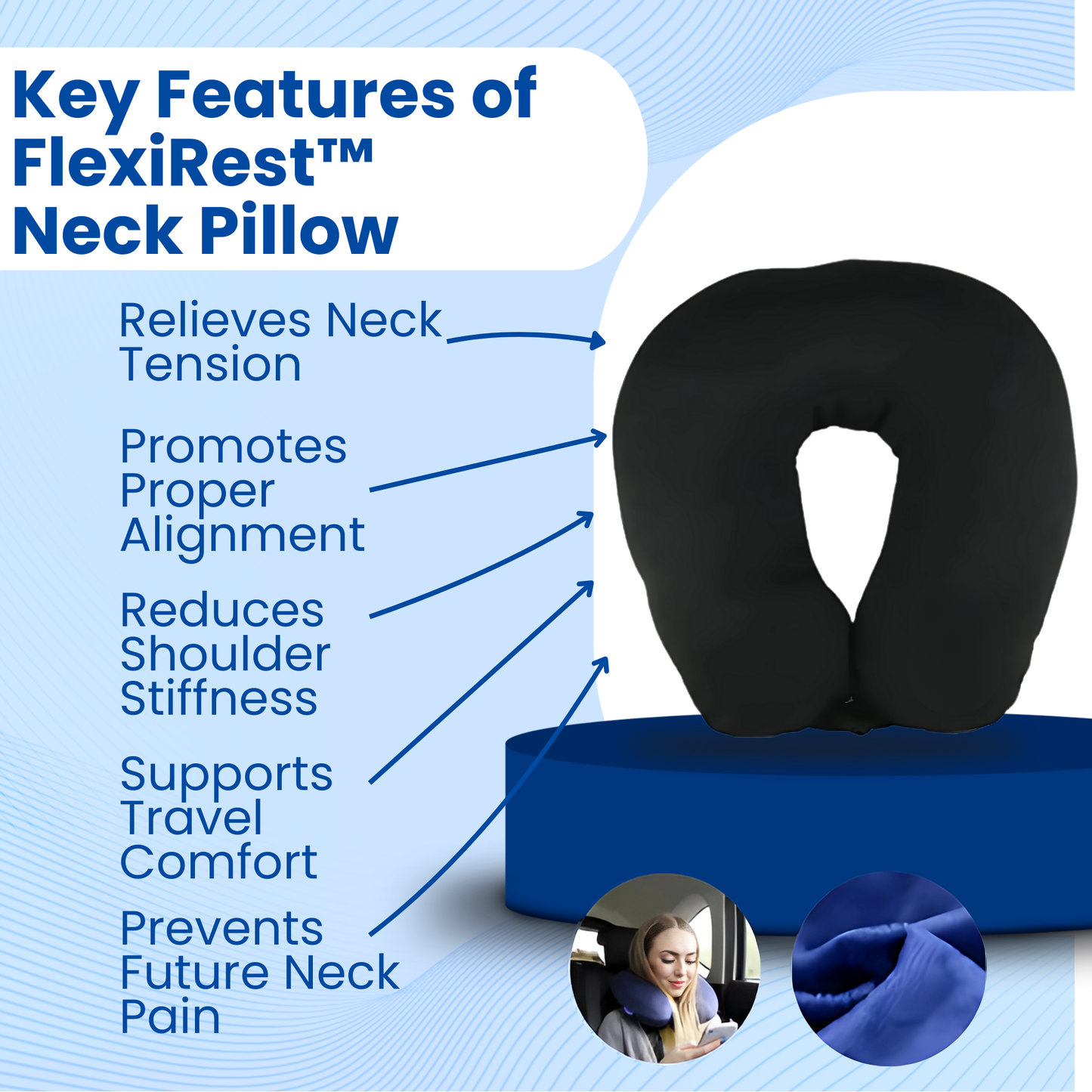 FlexiRest™ Neck Pillow