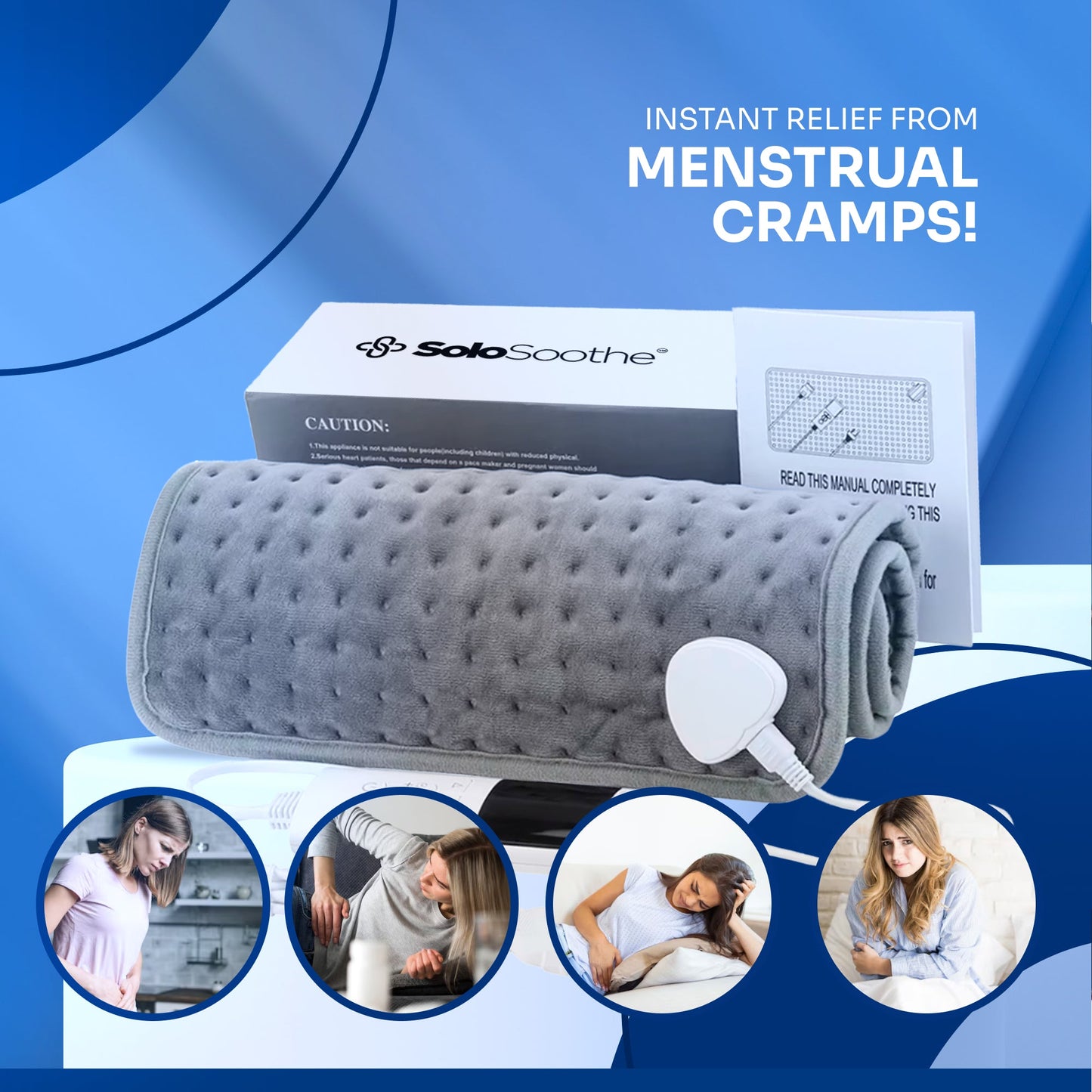 CrampGuard® Heating Pad For Cramps