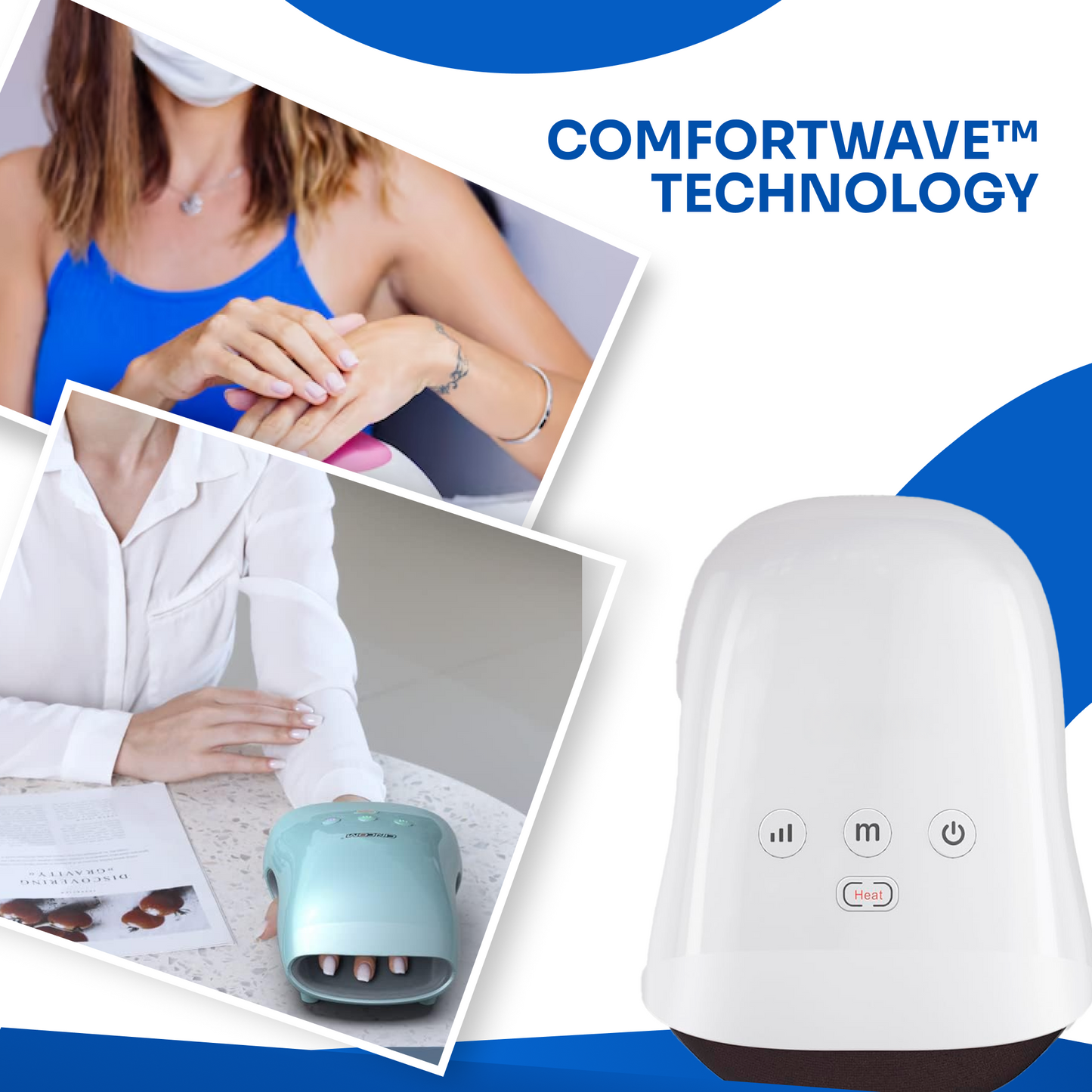 HandRevive ComfortWave™ Hand Massager