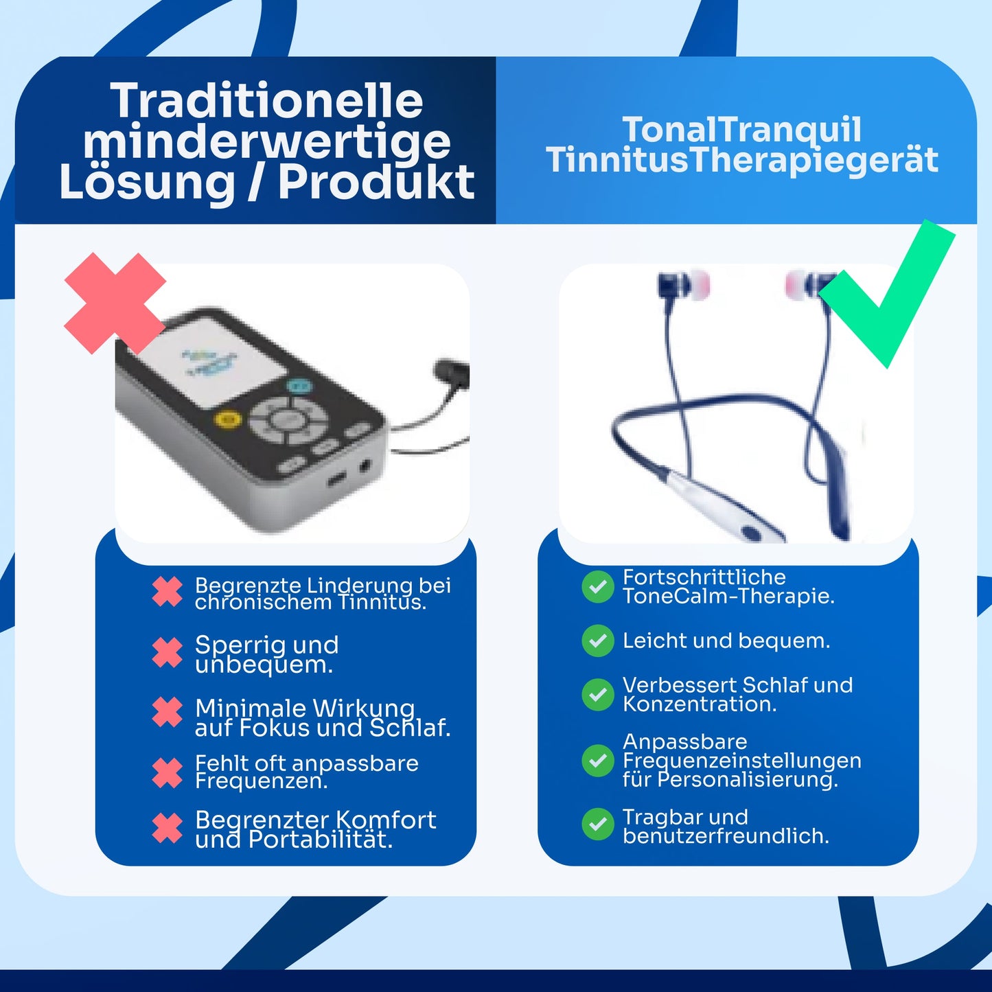 TonalTranquil® - Tinnitus-Therapiegerät + 3 GRATIS-Geschenke heute