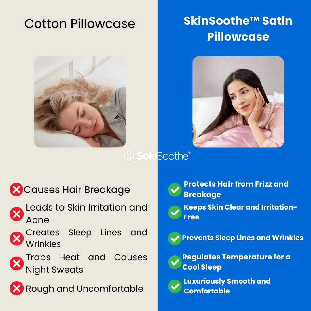 SkinSoothe™ Satin Pillowcase