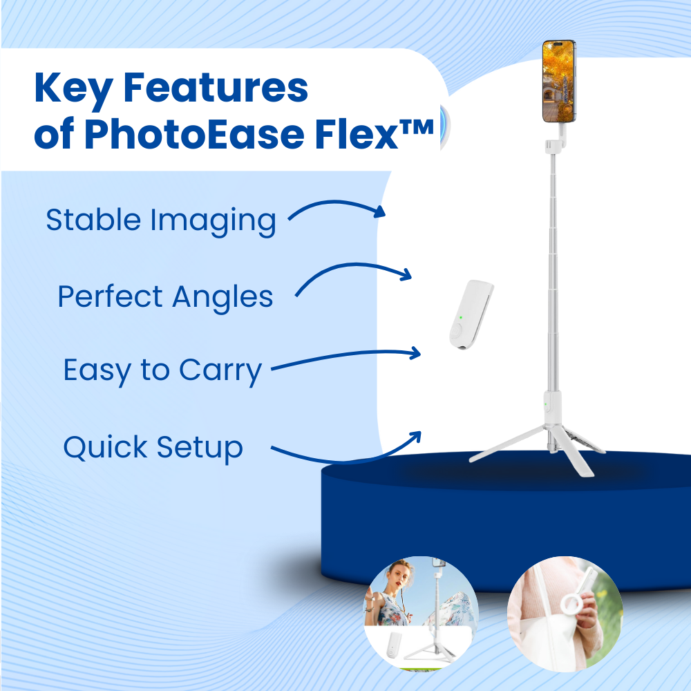 PhotoEase Flex™ Selfie Stick