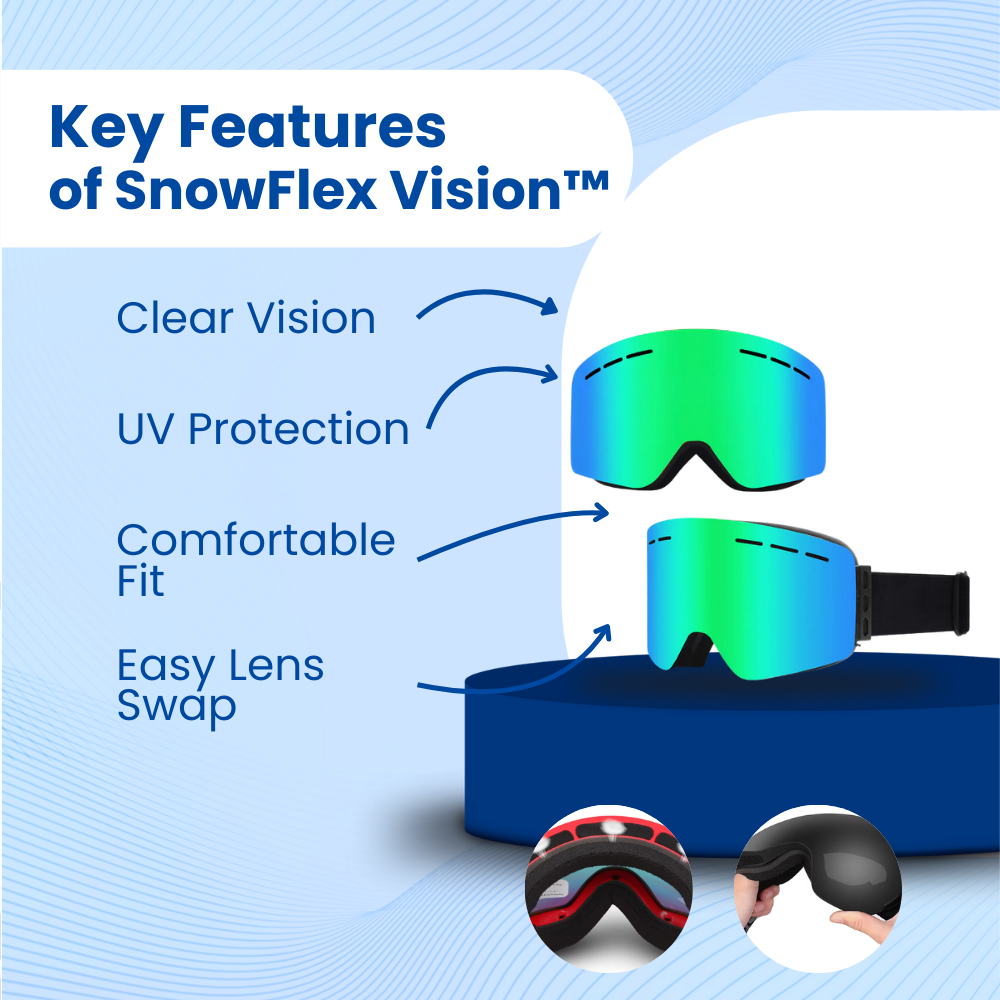 SnowFlex Vision™ - Ski Goggles