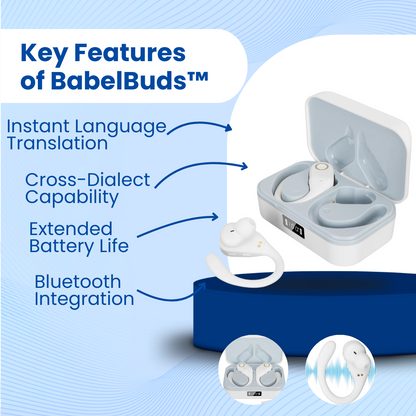 BabelBuds™ Translator Earbuds