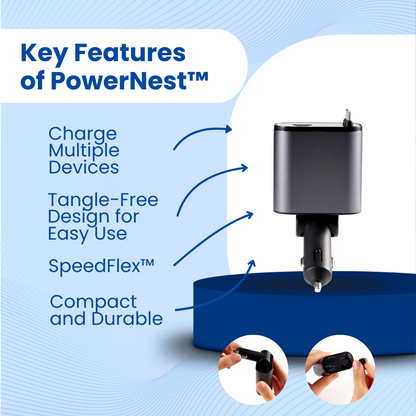 PowerNest 4-in-1™ Car Charger