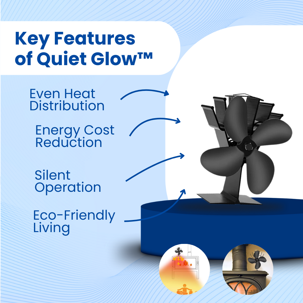 Quiet Glow™ Fireplace Fan