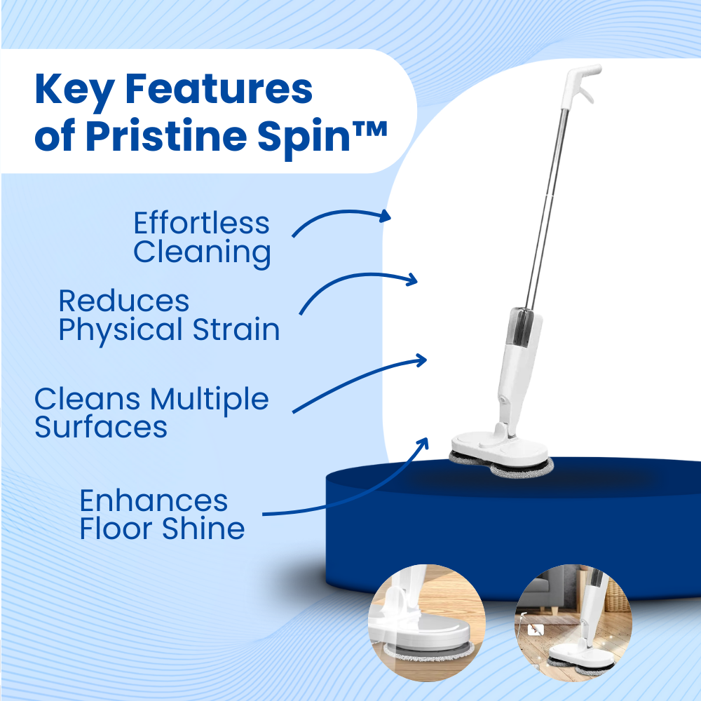 Pristine Spin™ Electric Mop