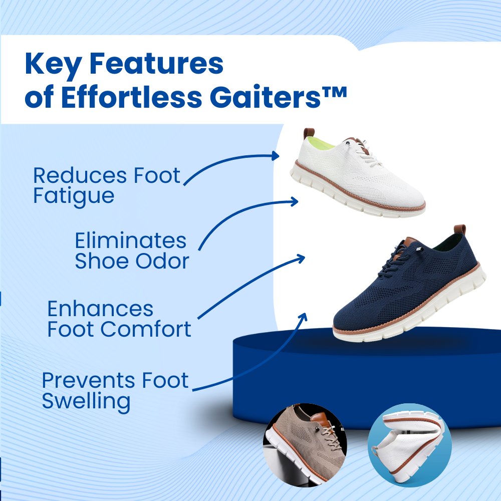 Effortless Gaiters™ Leather loafer