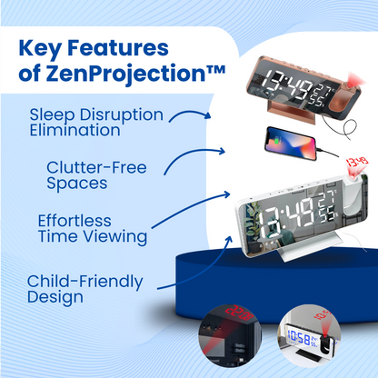 ZenProjection™ Digital Alarm Clock