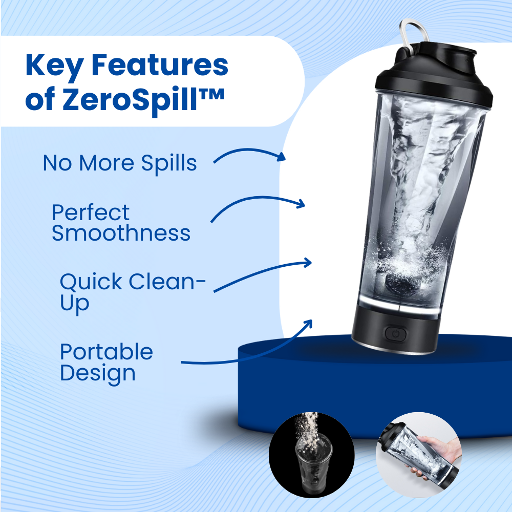 ZeroSpill Fitness Shaker™ Shaking Cup